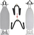 Pmsanzay Ironing Board Hanger Wall Mount Ironing Board Holder Organizer Wall Rack Iron Board Caddy, Adjustable Rack Great for Laundry Rooms Storag...