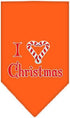 Mirage Pet Products Heart Christmas Screen Print Bandana for Pets, Small, Bright Pink...