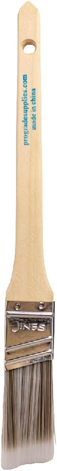 Vermeer Paint Brushes - 6-Pack - 1" Angle Sash Brushes for All Latex and Oil Paints & Stains - Home Improvement - Interior & Exterior Use...