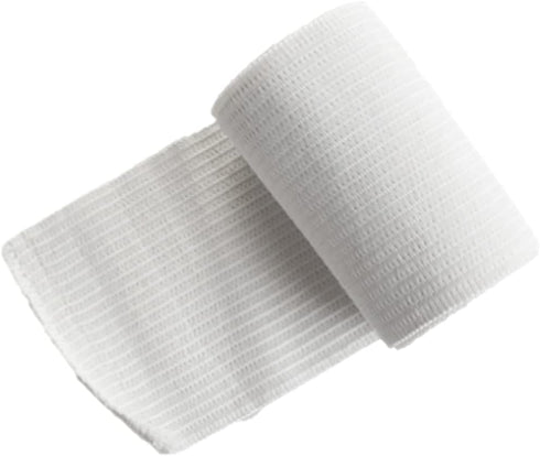 Dealmed 2" Non-Sterile Conforming Stretch Gauze Bandages, 4.1 Yards Latex Free Stretched Dressing Wrap, Medical Non-Adherent Wound Care Mesh Banda...