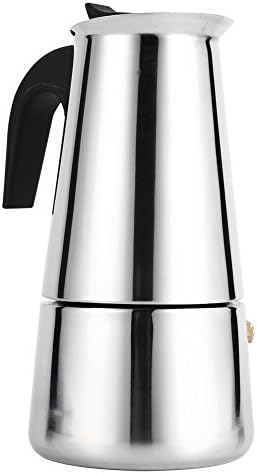Coffee Maker, Stainless Steel Coffee Pot Percolator Stovetop Espresso Latte Maker Percolator Stove Top Filter Coffee Maker Pot Easy Clean (300ML 6...