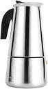Coffee Maker, Stainless Steel Coffee Pot Percolator Stovetop Espresso Latte Maker Percolator Stove Top Filter Coffee Maker Pot Easy Clean (300ML 6...
