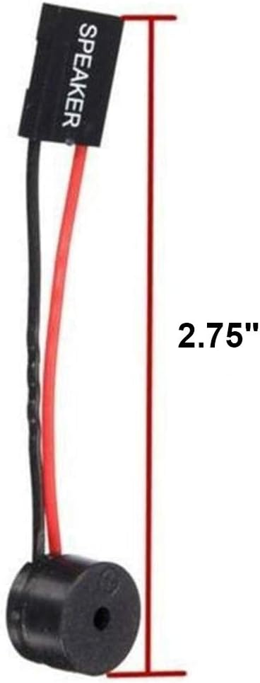 10 Pcs PC Motherboard Internal Mini Speaker Computer Case Mainboard BIOS Alarm Buzzer for Arduino/Computer with Dupont Extension Cable...
