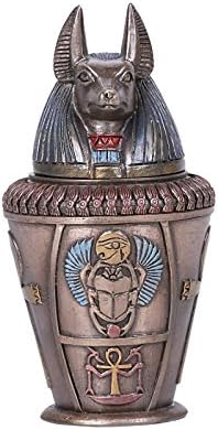 Pacific Giftware Ancient Egyptian Duamutef Canopic Jar Home Decor...