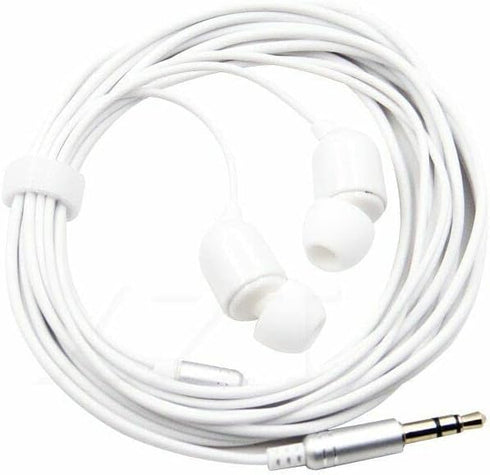 3 Pack 10FT Earbuds 3.5mm Stereo 3 Pole Headset Earphones 3 Meter Long Extension Wired Cord Cable Earphone Monitor in-Ear Headphone for Live Strea...