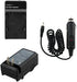Car/Home Battery Charger for Panasonic DMW-BLF19 Battery for Lumix DMC-GH3, DMC-GH4 &More Camera + Tronixpro Microfiber Cloth...