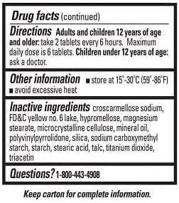 Percogesic Aspirin Free Pain Relief Tablets, Extra Strength, Acetaminophen and Diphenhydramine, 40 ct (Pack of 1)...
