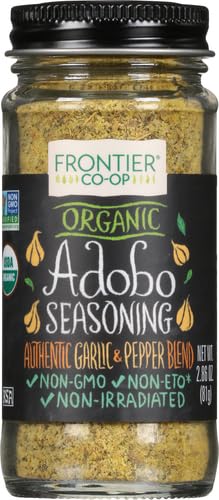 Frontier Herb Adobo Seasoning Blend, Non Irradiated, 2.86 Ounces (Pack Of 12)...