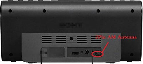 Ancable Replacement AM Antenna 2-Pin Mini Connector for Sony Compact Disc Receiver MHC-EC919iP HCD-EC919iP MHC-EC719iP HCD-EC719iP...