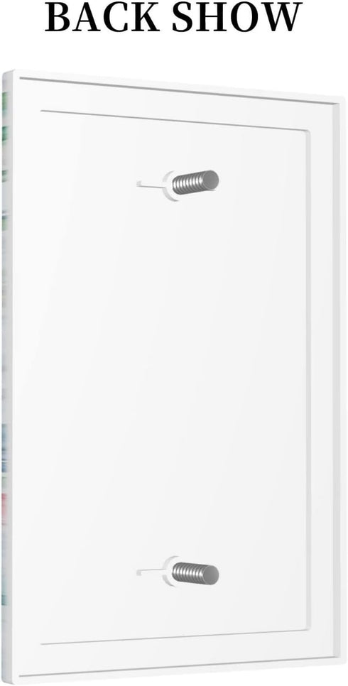 Retro Wooden Cart With Flowers No Device Light Switch Cover 1 Gang Single Blank Wall Plate Decorative Electrical Home Switchplate Faceplate for Ba...