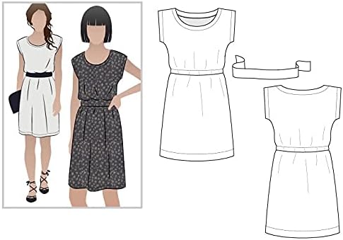 Style Arc Sewing Pattern - Olivia Dress (Sizes 04-16)...