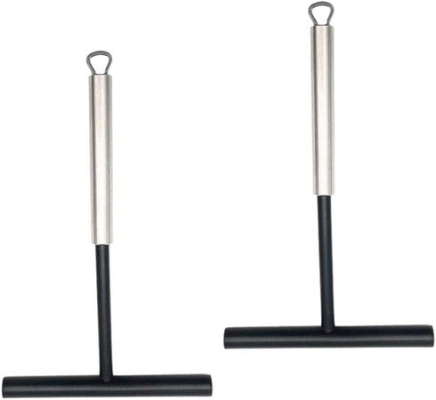 Hemoton 2pcs Crepe Spreader Nylon Pancake Batter Spreader Stainless Steel Dough Spreader Crepe Pan Maker Pancake Cooking Utensils for Home Restaur...