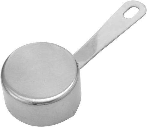 Luxshiny 4.2oz Butter Warmer Pan, Measuring Saucepan with Dual Pour Spout Small Milk Butter Melting Pot Sauce Pan for Stove Top, Soup, Chocolate...