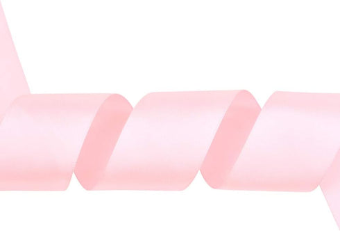 Ribest Light Pink Double Faced Satin Ribbon, 1-1/2 Inch Ribbon for Flower Bouquet Gift Wrapping Bows Wedding Party Decoration, Continuous 25 Yards...