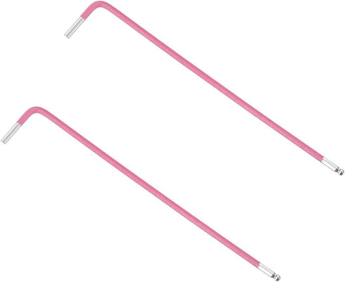 2 Pcs 2mm Ball End Hex Key Wrench, L Shaped Long Arm S2 Steel Repairing Tool Internal Hexagonal Wrench Hex Allen Wrench for Bicycle,Furniture,Equi...
