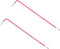 2 Pcs 2mm Ball End Hex Key Wrench, L Shaped Long Arm S2 Steel Repairing Tool Internal Hexagonal Wrench Hex Allen Wrench for Bicycle,Furniture,Equi...
