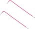 2 Pcs 2mm Ball End Hex Key Wrench, L Shaped Long Arm S2 Steel Repairing Tool Internal Hexagonal Wrench Hex Allen Wrench for Bicycle,Furniture,Equi...