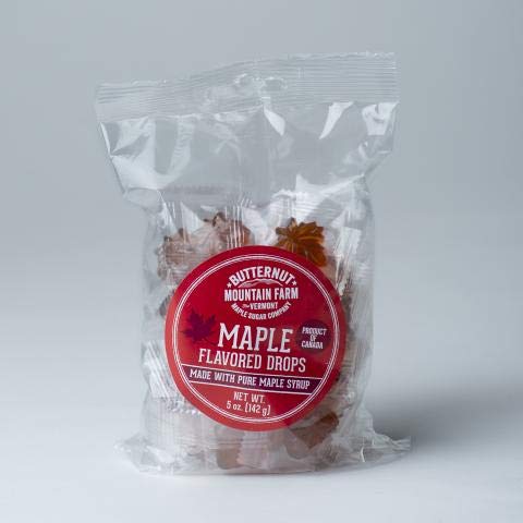 Maple Drops Hard Candies 5 oz Bag Made with Real Maple Syrup...