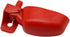 12Pcs Quail Water Cups Pigeon Automatic Bird Waterer for Cage Hang Drinker Breeding Poultry Drinking Bowls(Red)...