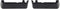 ITrims Car Accessories for Toyota Prado J120 FJ120 2003-2009 Roof Rack Rail End Luggage Protector Center Cargo Rack Cover Shell Cap Trims ABS Blac...