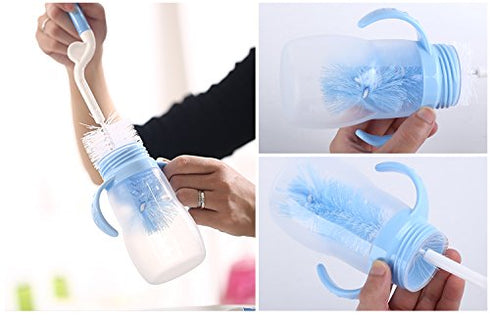 Honbay Bottle Brush Cleaner Kit with Teat Cleaner and Straw Brushes 360 Degree Rotating 5 PCS Within One Set Comes in Different Size selections - ...