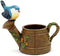 NWFashion Shower/Pot Cute Bird Stute Planter, Flower and Succulent Plant Pot for Indoor Outdoor...