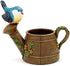 NWFashion Shower/Pot Cute Bird Stute Planter, Flower and Succulent Plant Pot for Indoor Outdoor...