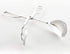 KEBE 2-PACK Serving Tongs for Buffet Party Catering, Thickening Food Serving Salad Cake Bread Kitchen Tongs, Stainless Steel...