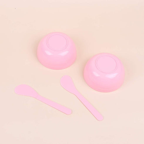 10Sets Slime Bowl Slime Mixing Tool Makeup Bowl Crystal Mud Mixing Bowls Plastic Glue Mixer for Makeup Crafts (Pink)...
