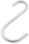 6 Pack 4.8 Inch Heavy Duty Solid Stainless Steel S Hook S Shape Durable Hanging Hooks for Heavy Items Tools, Auto Parts, Bicycle, Tires, Hoses....