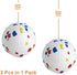 Potato Brothers-Pet Toys- Fetch Mate Chewly Durable Balls 2 pcs 3 Primary Colors for Dog...