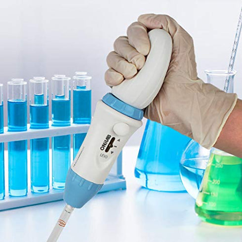 ONiLAB Lab Serological Pipette Controller, Manual Pipette Filler, 0.1-100mL,ABS, Light Blue…...