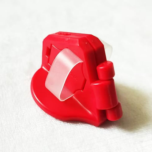 Red Plastic Pliers,Nail Holder for Hammering,Home Tool Auxiliary Pliers,Finger Protective Nail Guide,Secure Nails Anti-smashing finger Joint Plier...