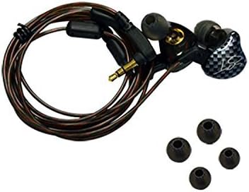Dilvpoetry KZ ZST Dynamic Hybrid Dual Driver in Ear Earphones (Black Without Mic)...