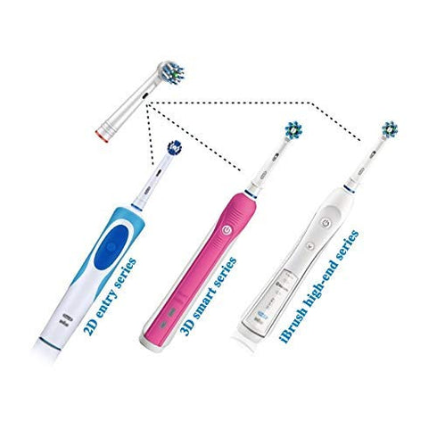 Sensitive Toothbrush Heads Compatible with Braun Oral-B Electric Toothbrush - 4 Pack...
