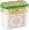 e-jen Premium Kimchi, Sauerkraut Container Probiotic Fermentation with Inner Vacuum Lid (Earthenware Green, 0.45 gal/ 1.7L)...