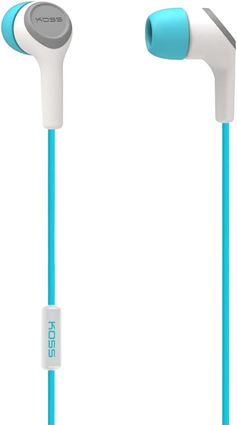 Koss KEB15i In-Ear Headphone, Teal...