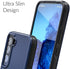Crave Galaxy S22+ Slim Guard Case, Shockproof Navy Bumper for 6.6" Samsung S22 Plus...