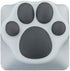 Gaming Keycaps Machinery Keyboard keycaps Cat paw Shape ABS Base (Black/Grey)...