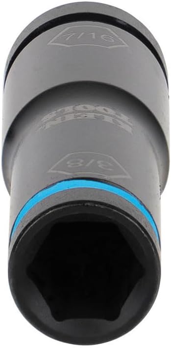 Klein Tools 66077 Impact Driver Flip Socket, 7/16- and 3/8-Inch Sizes, Use with Klein Tools Compact Impact Wrenches BAT20CW, BAT20CW1...