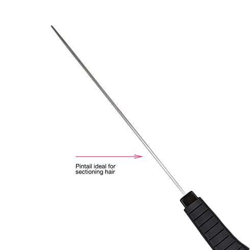 Colortrak Duo Color Brush, Pin Tail Ideal For Sectioning, Firm Straight Bristles, Ergonomic Rubber Grip, Contoured Thumb Groove To Prevent Fatigue...