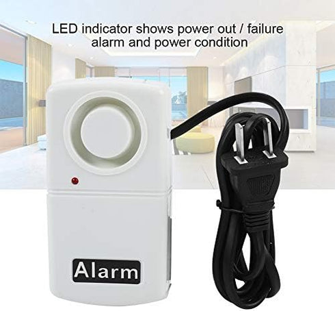 Tosuny Power Failure Alarm, Automatic Power Cut Failure Alerter, Power Warning Alarm AC 220V LED Indicator Smart 120db Automatic Power Cut Failure...