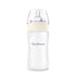 Yooforea Silicone Coated Glass Baby Bottle, 6M+ Fast Flow Nipple I Anti-Colic, Wide Neck, Stable Base I Medical-Grade Silicone Coating for Shatter...