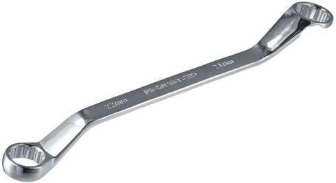 Double Box End Wrench Metric 12 Point Offset Cr-V 22mm x 24mm Wrench Repair Tool Household Maintenance Chrome Plated Torx Box Wrench Industrial Us...