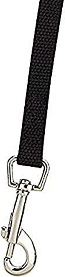 Guardian Gear Cotton Web Dog Training Lead 20'x5/8", Black...