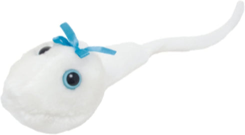 GIANTmicrobes Sperm Cell Plush – Learn About The Reproductive System with This Educational Plush, Memorable Gift for Students, Doctors, Scientists...