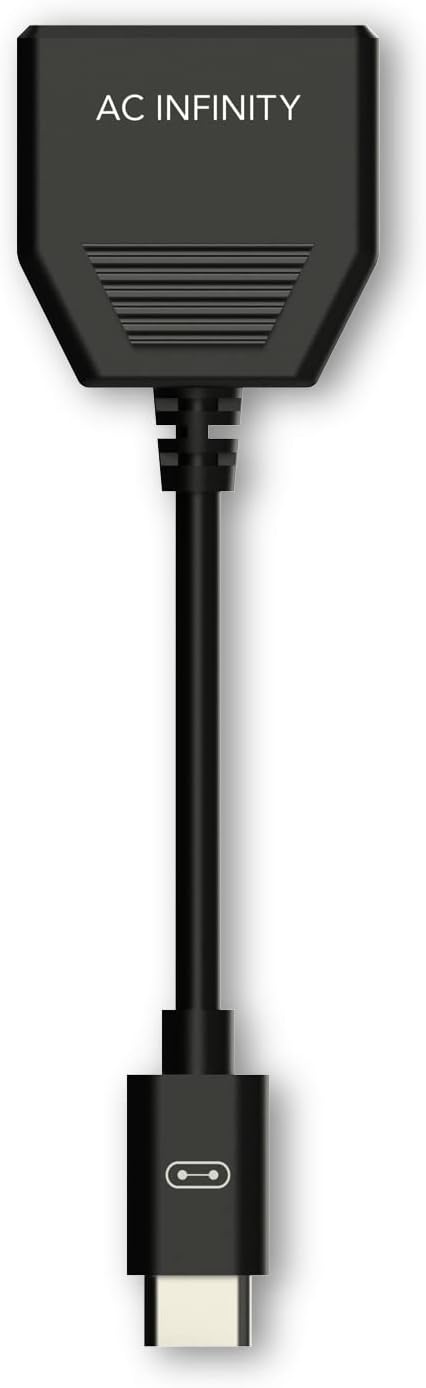 AC Infinity Molex to UIS Port Adapter Dongle, Conversion Cable Cord, Works with CLOUDLINE, AIRLIFT, and CLOUDWAY EC-Motor Fans...