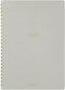Midori 15330006 Notebook, Ring Notebook, Color, Dot Square, Gray, A5...