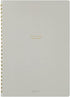 Midori 15330006 Notebook, Ring Notebook, Color, Dot Square, Gray, A5...