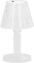 Walfront Crystal Table Lamp, Bedside Lamp Bedside Bed Night Light Plastic Pretty Effects for Bedroom Home(Pure White)...